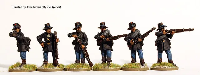 Perry Miniatures ACW 76 Iron Brigade figurines 28mm