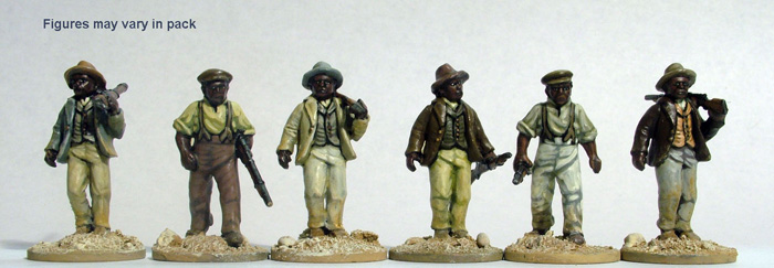Perry Miniatures MF5 civils armés figurines métal marche