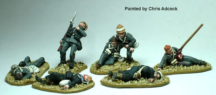 Perry Miniatures SB20 figurines britanniques blessés 28mm