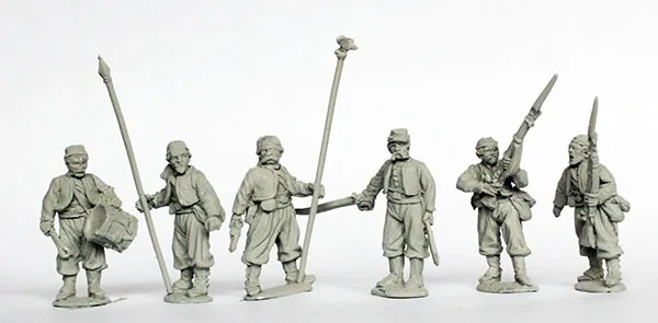 Perry Miniatures American Civil War ACW62 figurines zouaves commandement