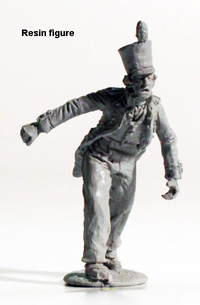 Perry 40mm PE 89 figurine artilleur à pied au canon