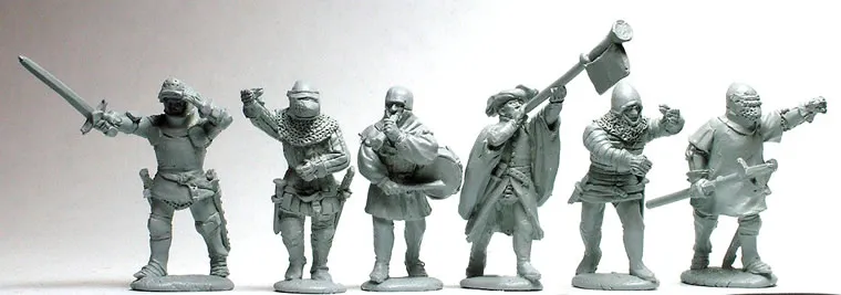 Perry Miniatures Agincourt AO22 figurine commandement à pied