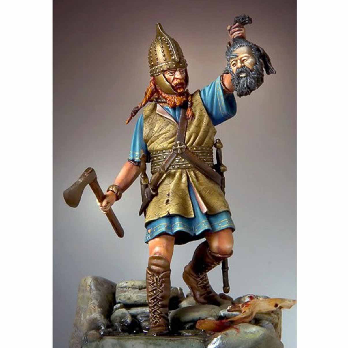 ART GIRONA Miniatures Celtic Warrior La Tène figurine 54 mm métal