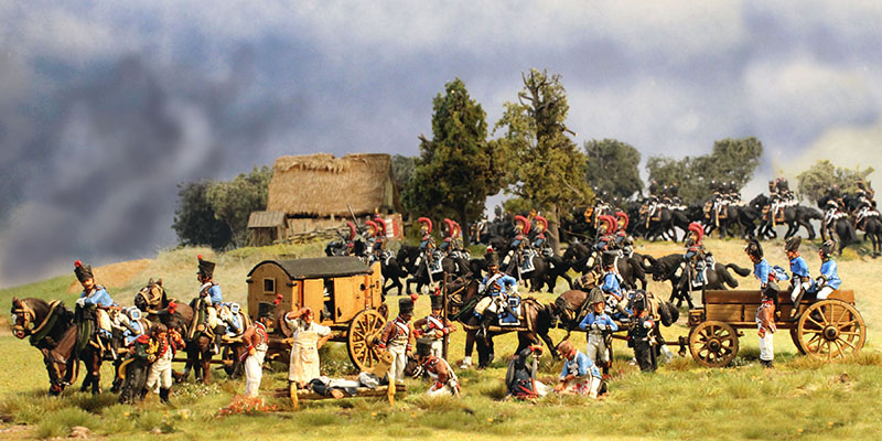 Perry Miniatures Napoleonic FN 179 figurines chariot chirurgien 28mm