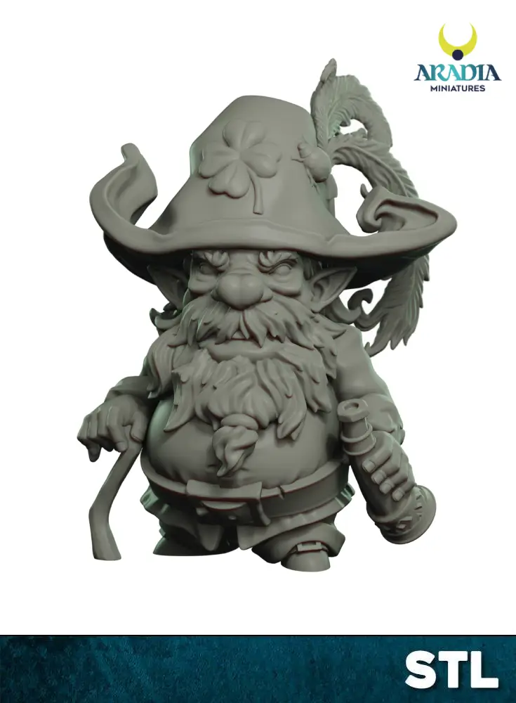Aradia Minis Classic Fantasy Paddy fichier STL