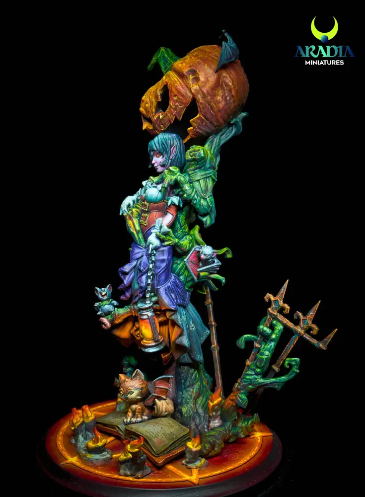 Aradia Classic Fantasy Morgourdana figurine résine sorcière