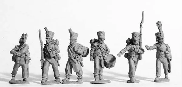 Perry NCR 34 Reuss Waldeck figurines commandement 28mm