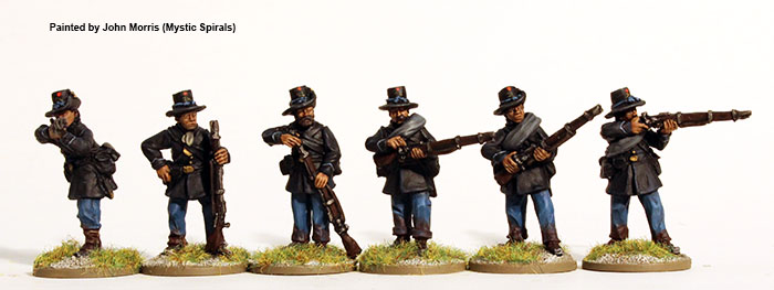 Perry Miniatures ACW 76 Iron Brigade figurines 28mm