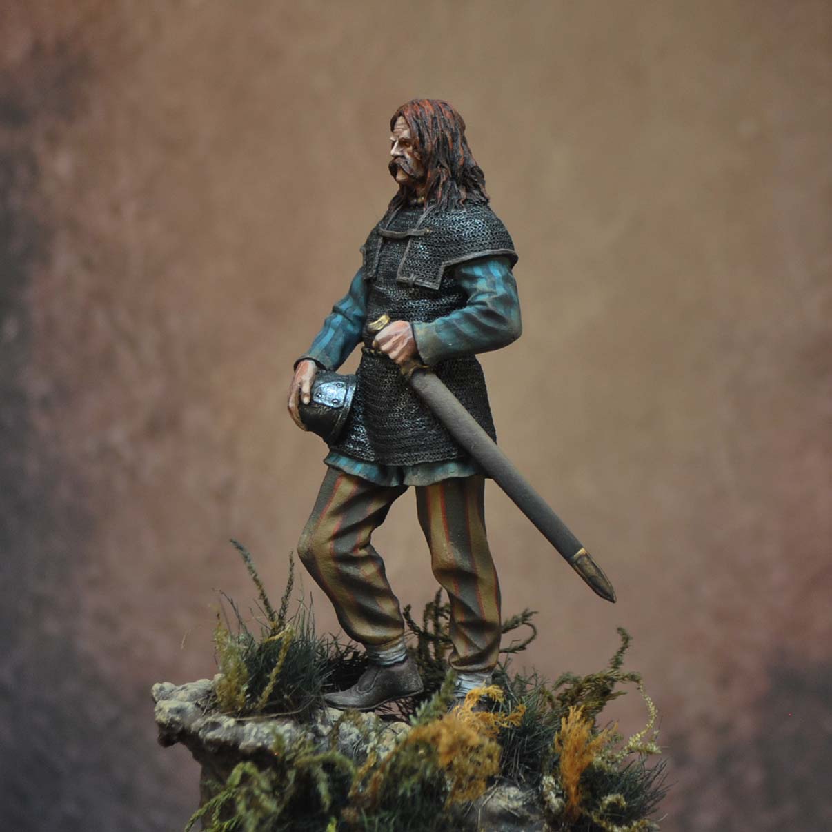 ART GIRONA 70mm Guerrier gaulois III-II av JC figurine 70 mm