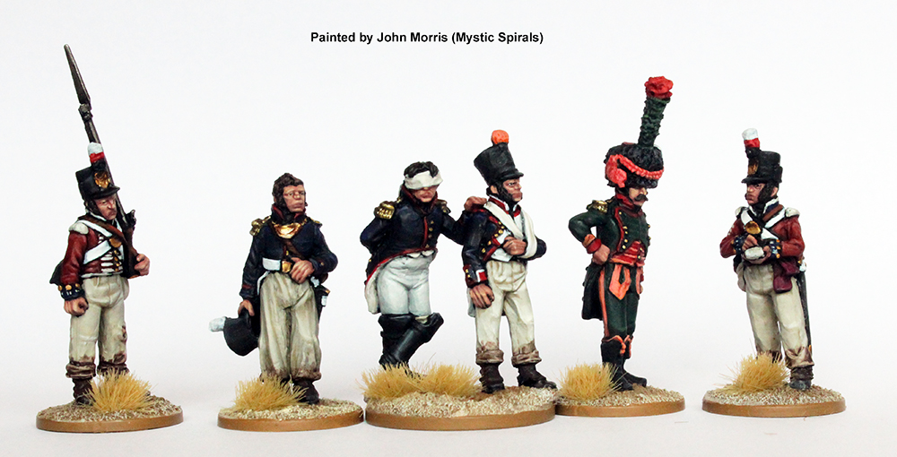 Perry Napoleonic BH 152 prisonniers français figurines 28mm gardes