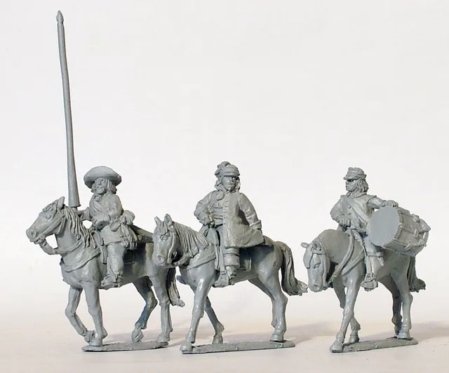 Perry English Civil War ECW25 figurines dragons montes