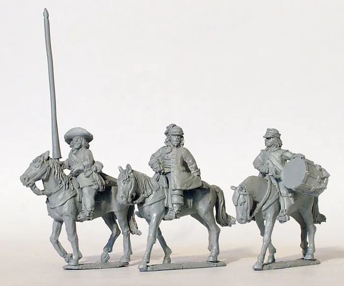 Perry English Civil War ECW25 figurines dragons montes