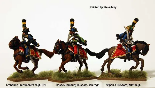 Perry Miniatures Napoleonic AN 19 figurines hussards grande tenue au galop
