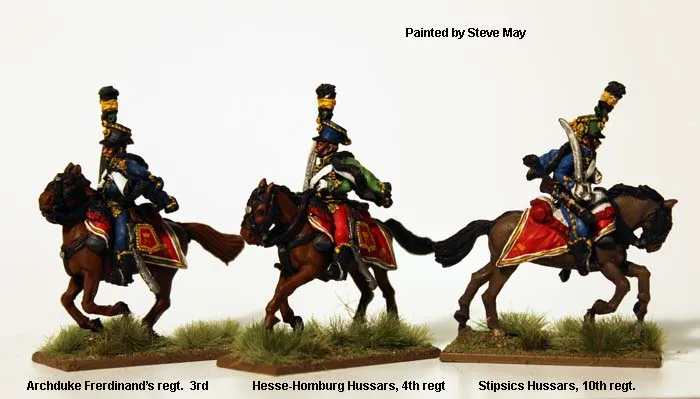 Perry Miniatures Napoleonic AN 19 figurines hussards grande tenue au galop