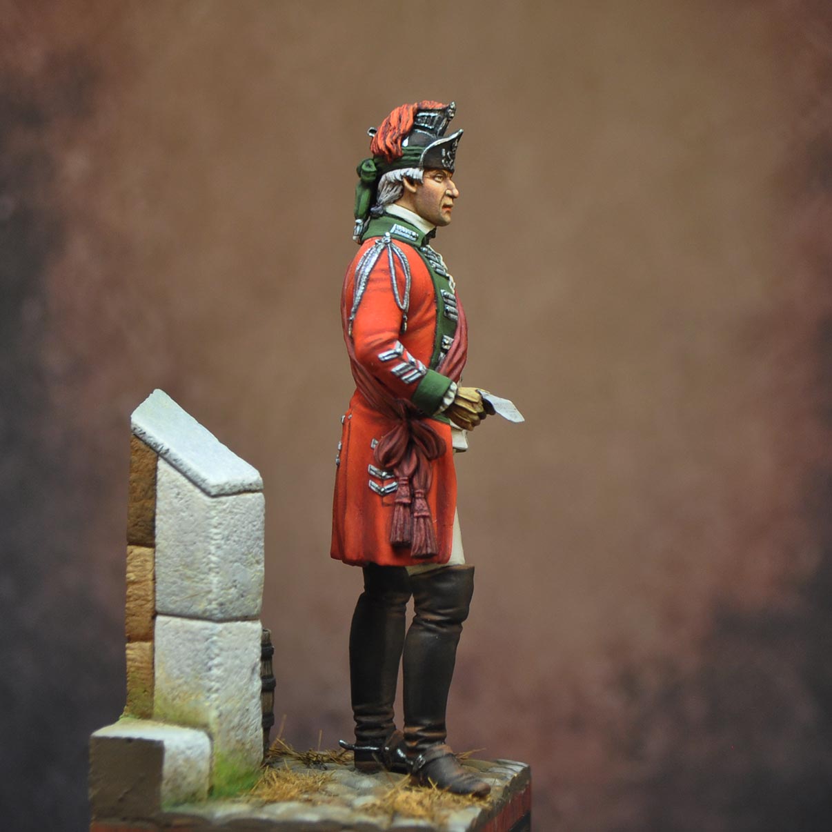Art Girona 70mm 15th Light Dragoons Officer figurine 1760