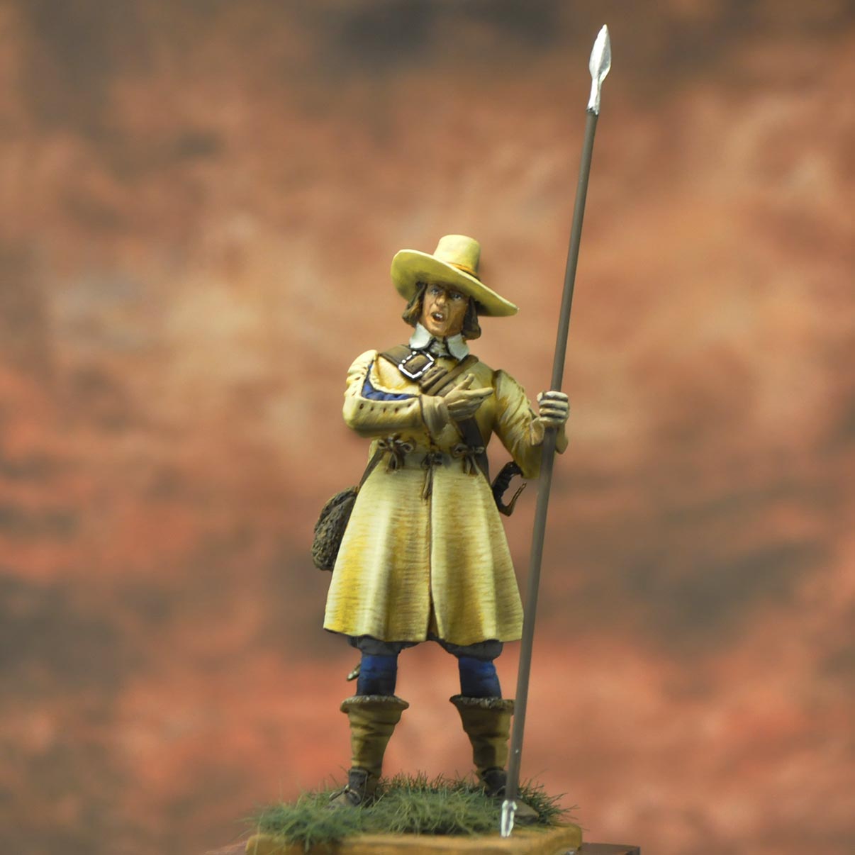 ART GIRONA General Serie Piquier Régiment Bleu figurine 54mm