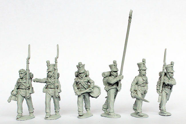 Perry Napoleonic BAV 36 garde nationale figurines marche 28mm