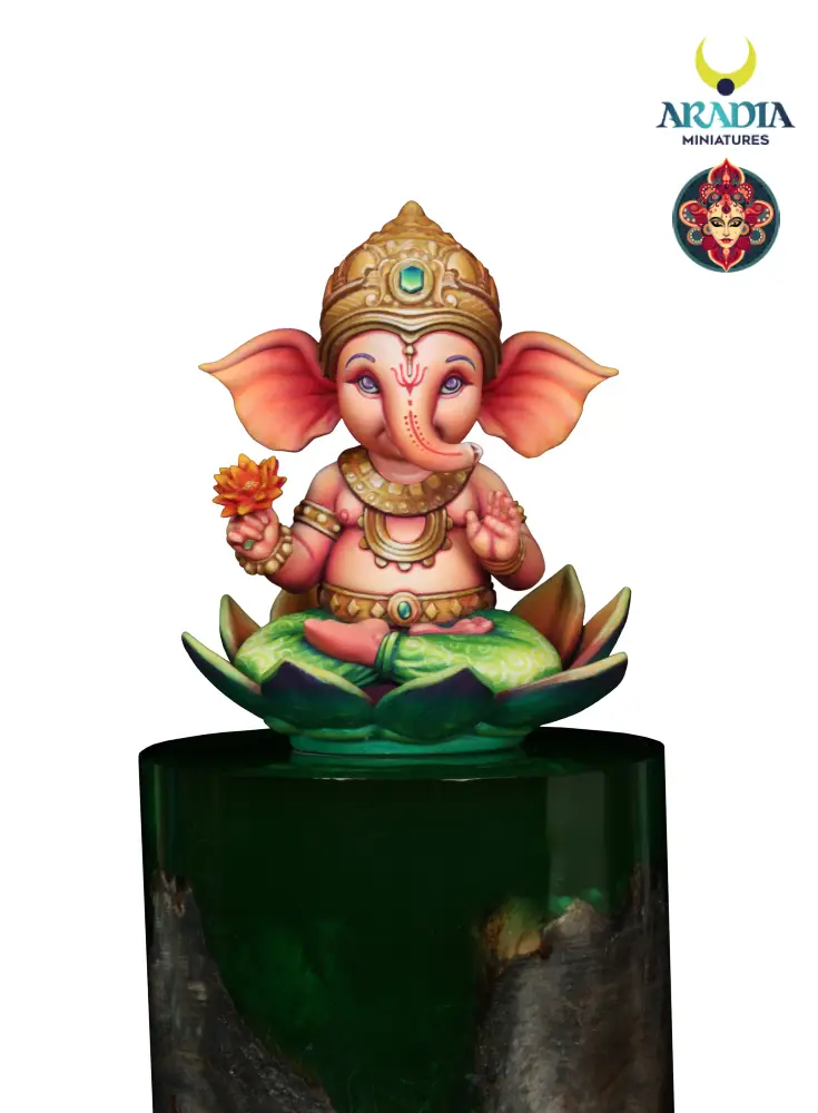 Aradia Kali Yuga Ganapati Figurine résine dieu éléphant
