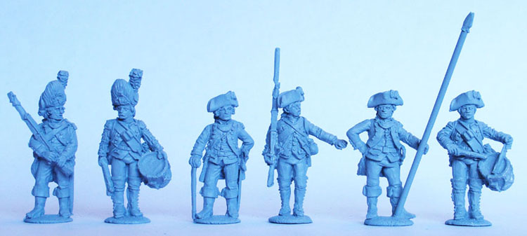 Perry Miniatures AWI AW149 Français commandement figurines 28mm