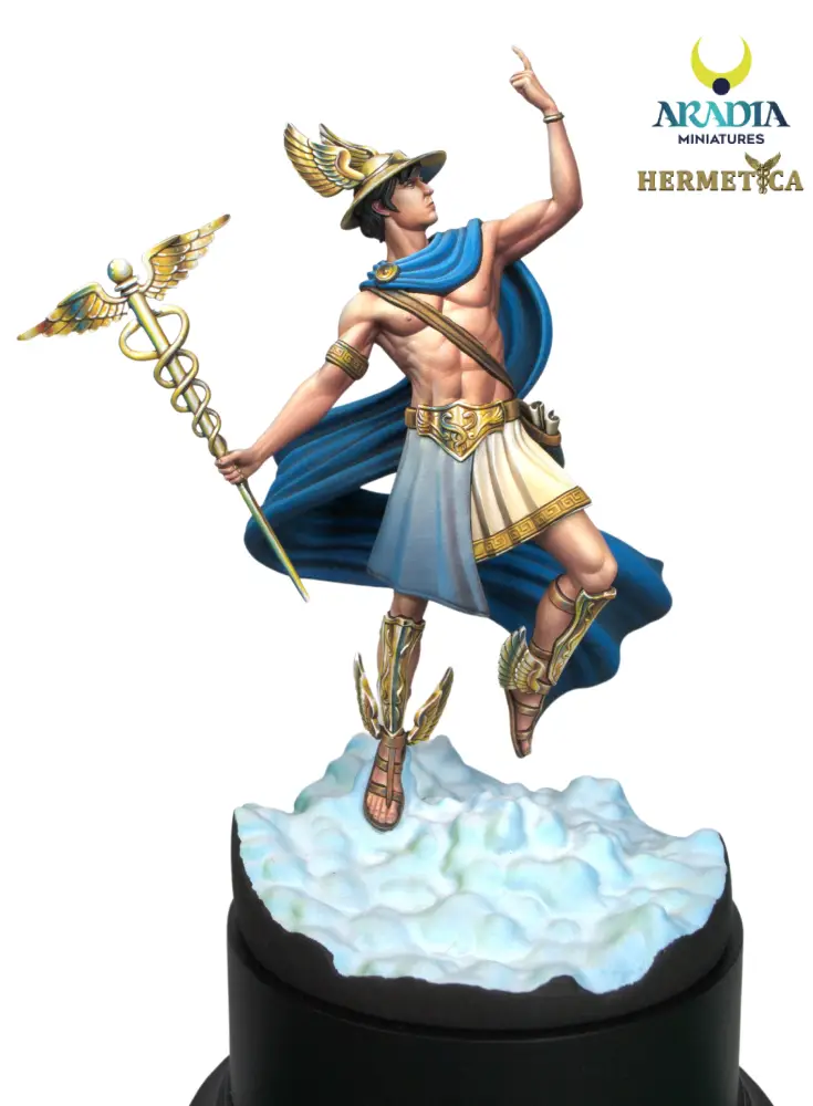 Hermetica Hermes Divine Messenger figurine STL mythologie