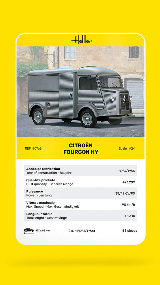 Heller Citroën Fourgon HY maquette camion 1/24 utilitaire
