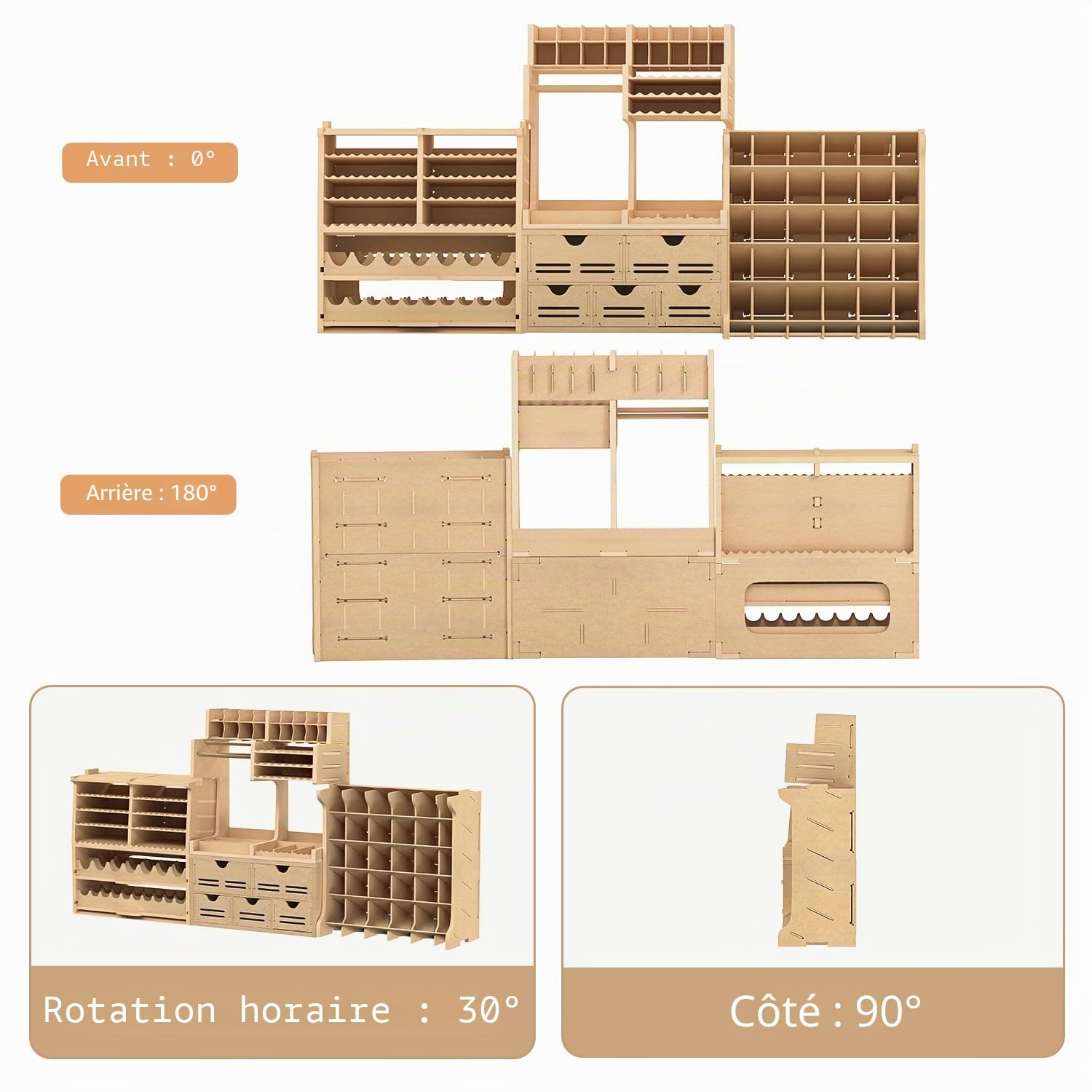 Bucasso GK RS organisateur maquette MDF grand