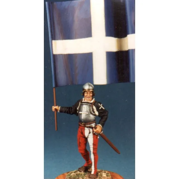 ART GIRONA Miniatures figurine Porte-drapeau Ferrara 54mm