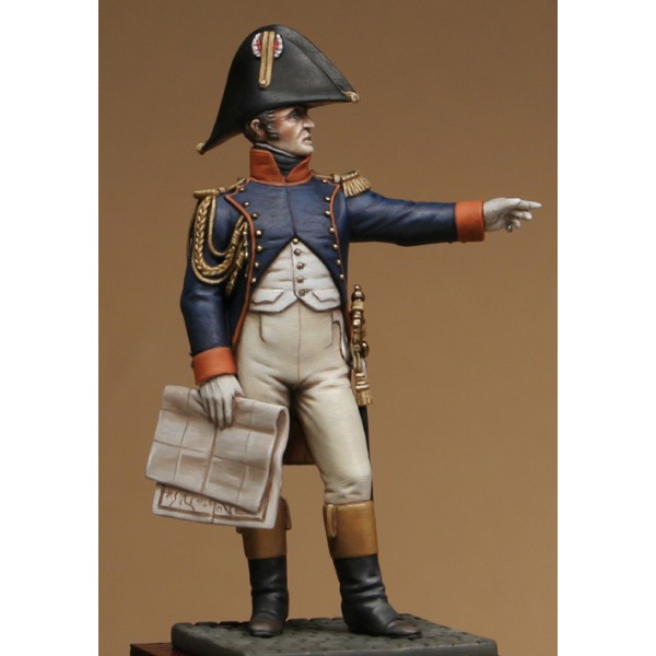 ART GIRONA Miniatures Ingenieur géographe figurine napoléonienne