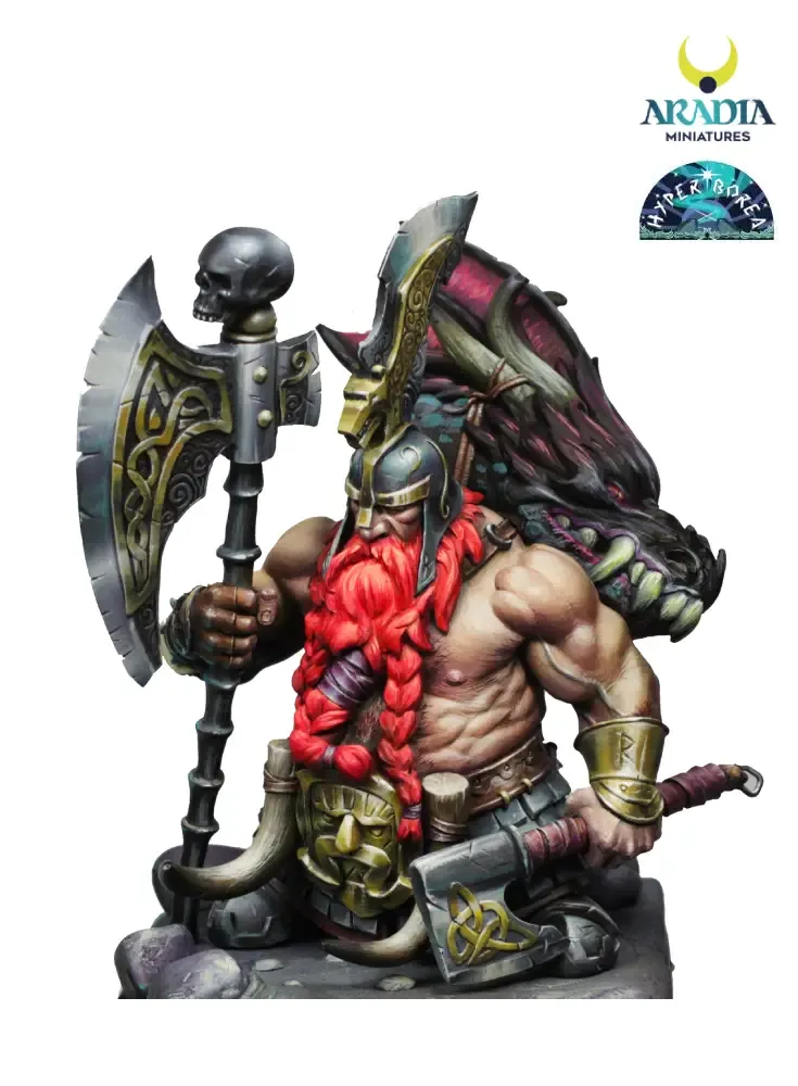 Aradia Hyperborea Nöri Dvergar figurine 75 mm résine