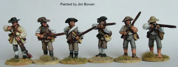 Perry Miniatures AW141 Southern Militia ligne de tir figurines