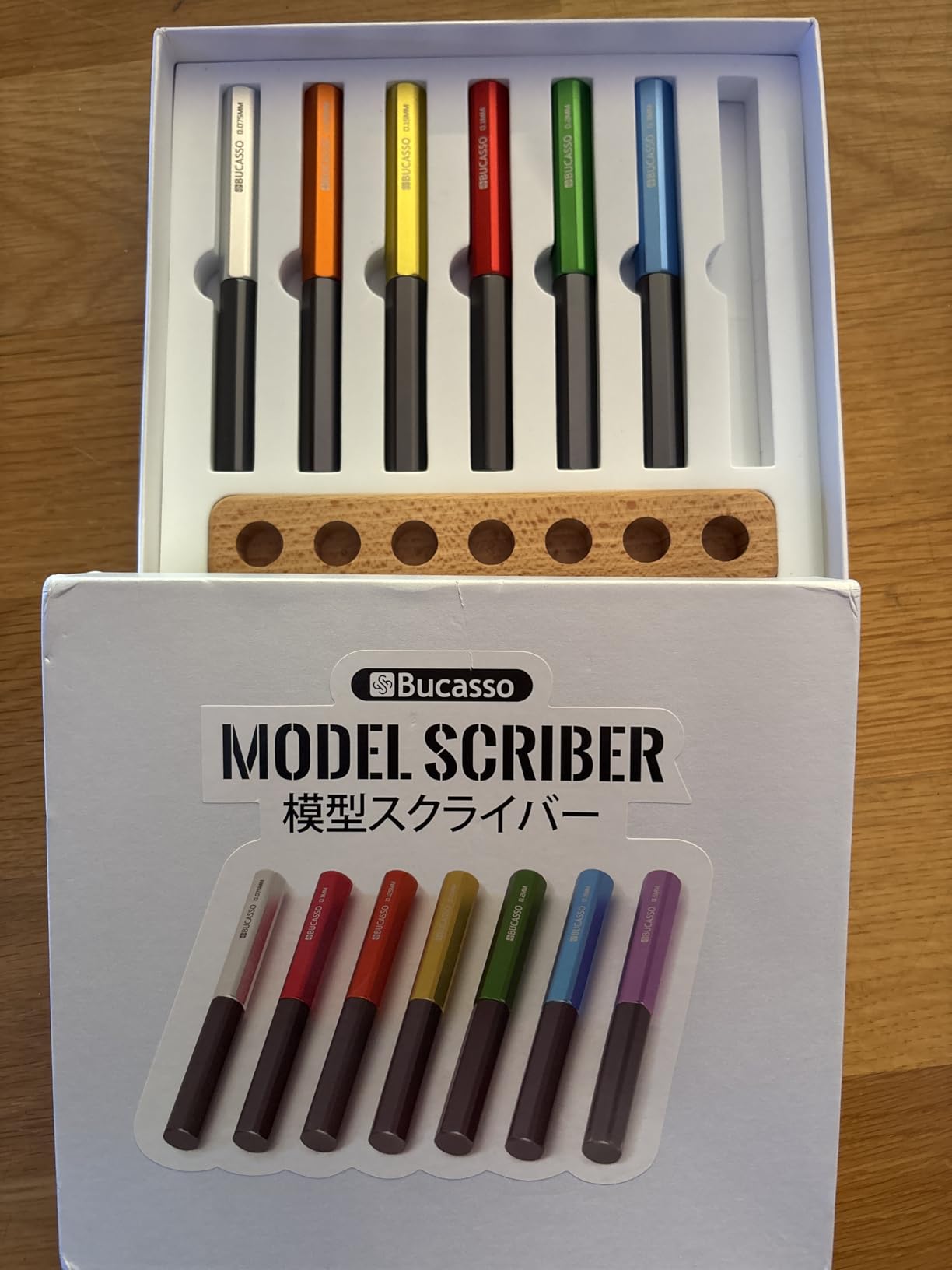 Bucasso Tools Scriber set gravure 7 lames tungstène atelier