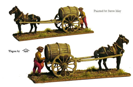 Perry Miniatures War Roses WR34 figurines chariot eau vin cheval