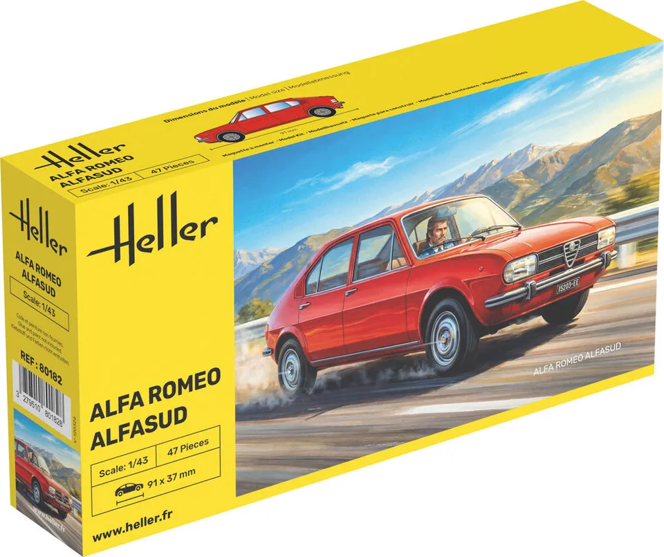 Heller The 9.99 Alfa Romeo Alfasud 1/43 maquette voiture