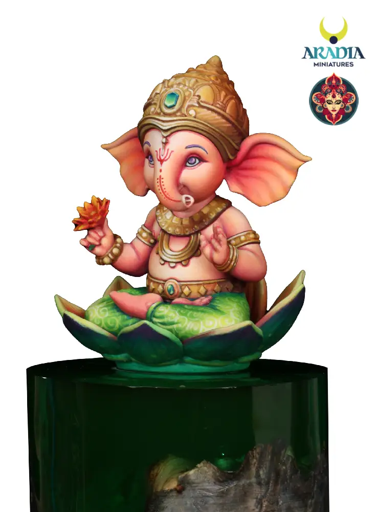 Aradia Kali Yuga Ganapati Figurine résine dieu éléphant