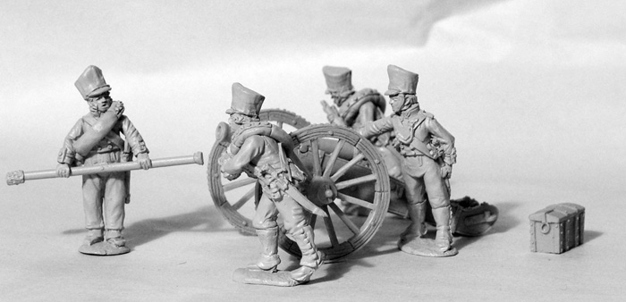 Perry Miniatures Napoleonic PN5 figurines artillerie 6pdr chargement