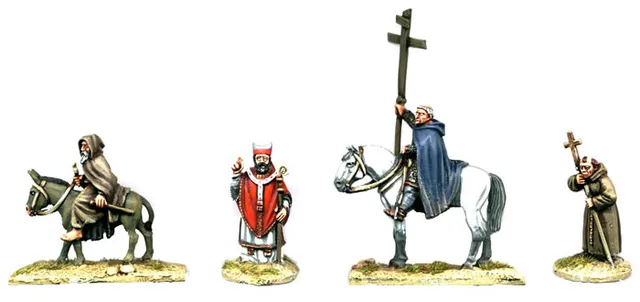 Perry Miniatures Crusades CU15 figurines commandement clérical