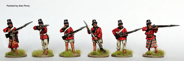 Perry Triple Alliance TA 2 Paraguayen figurines ligne tir