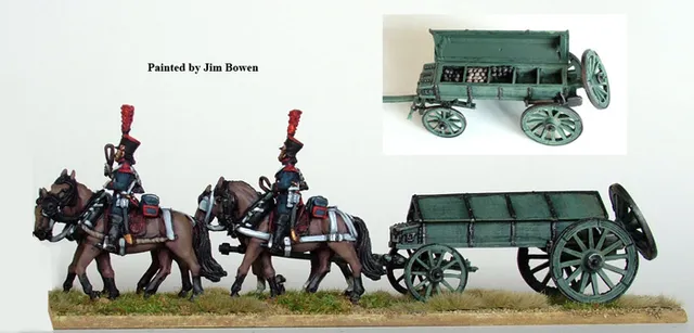 Perry Napoleonic FN116 Garde caisson munitions figurine