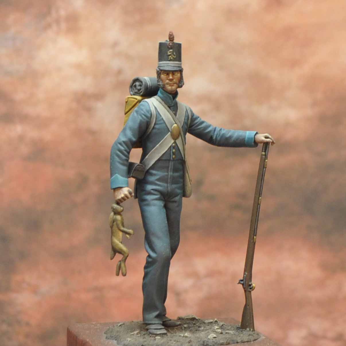 ART GIRONA Napoleonic War Private Spanish Regiment 1813