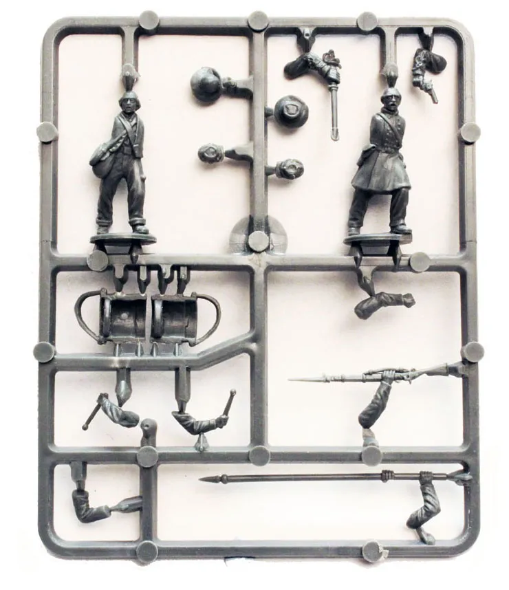 Perry Miniatures Plastic B31 figurines commandement confédéré 28 mm