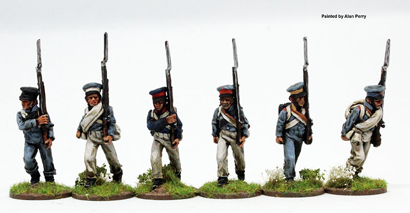 Perry Miniatures Napoleonic PN 54 réservistes marche figurines métal