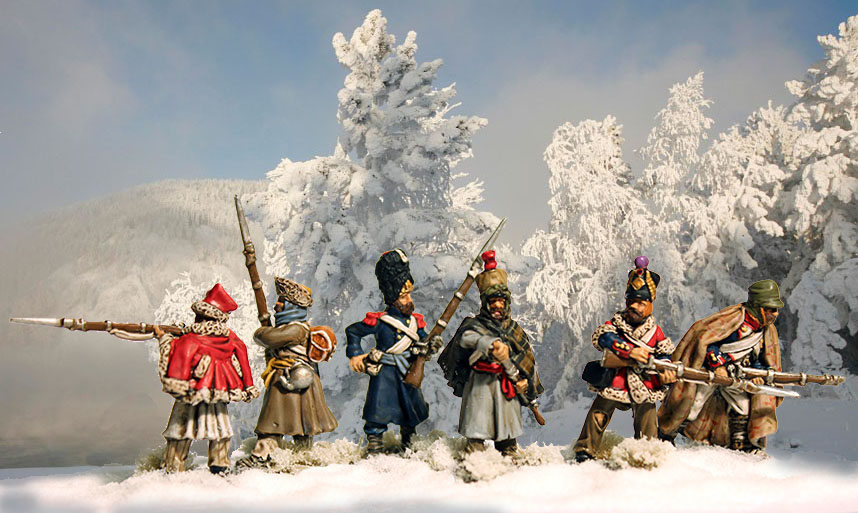 Perry Miniatures Napoleonic FN168 Retraite Russie figurines 28mm