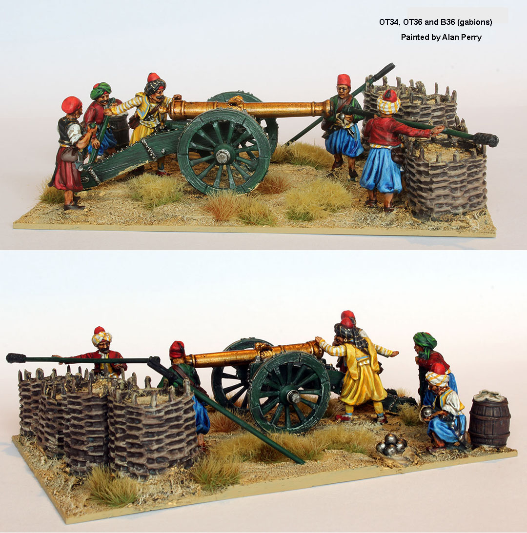 Perry Miniatures OT 34 Artillerie lourde figurines servants