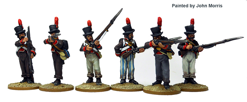 Perry Miniatures Napoleonic SPA 31 figurines fusiliers ligne tir