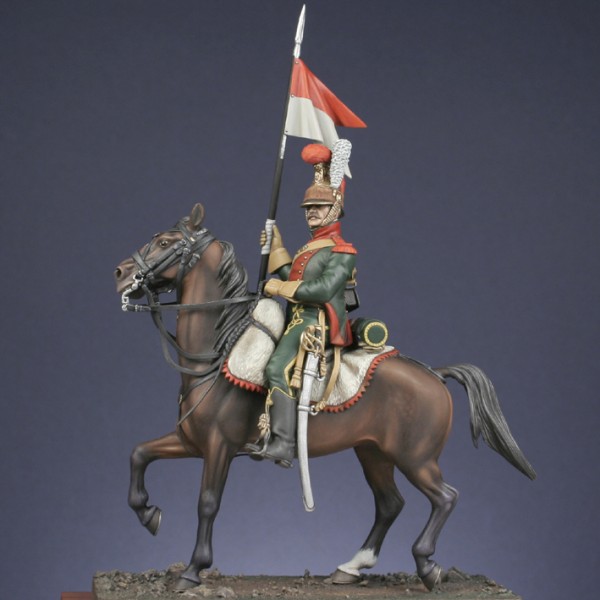 Art Girona Miniatures Chevau-léger lancier 6e 1811 figurine à peindre