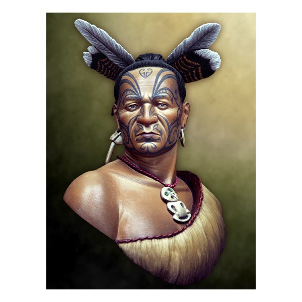 Art Girona Miniatures Maori Warrior figurine métal