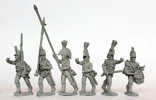 Perry Miniatures Napoleonic BH 87 figurines commandement marche