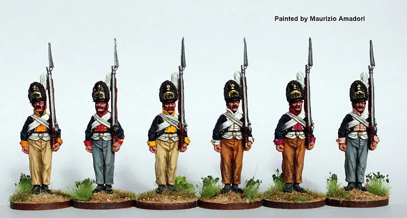 Perry Miniatures EP 15 Grenadiers figurines métal garde-à-vous