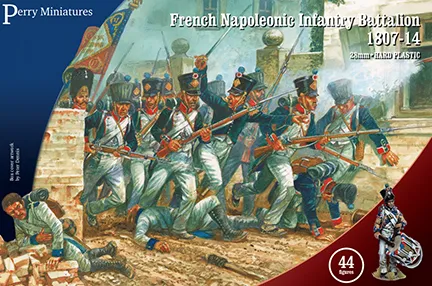 Perry Miniatures FN 250 bataillon infanterie française figurines 44 pièces