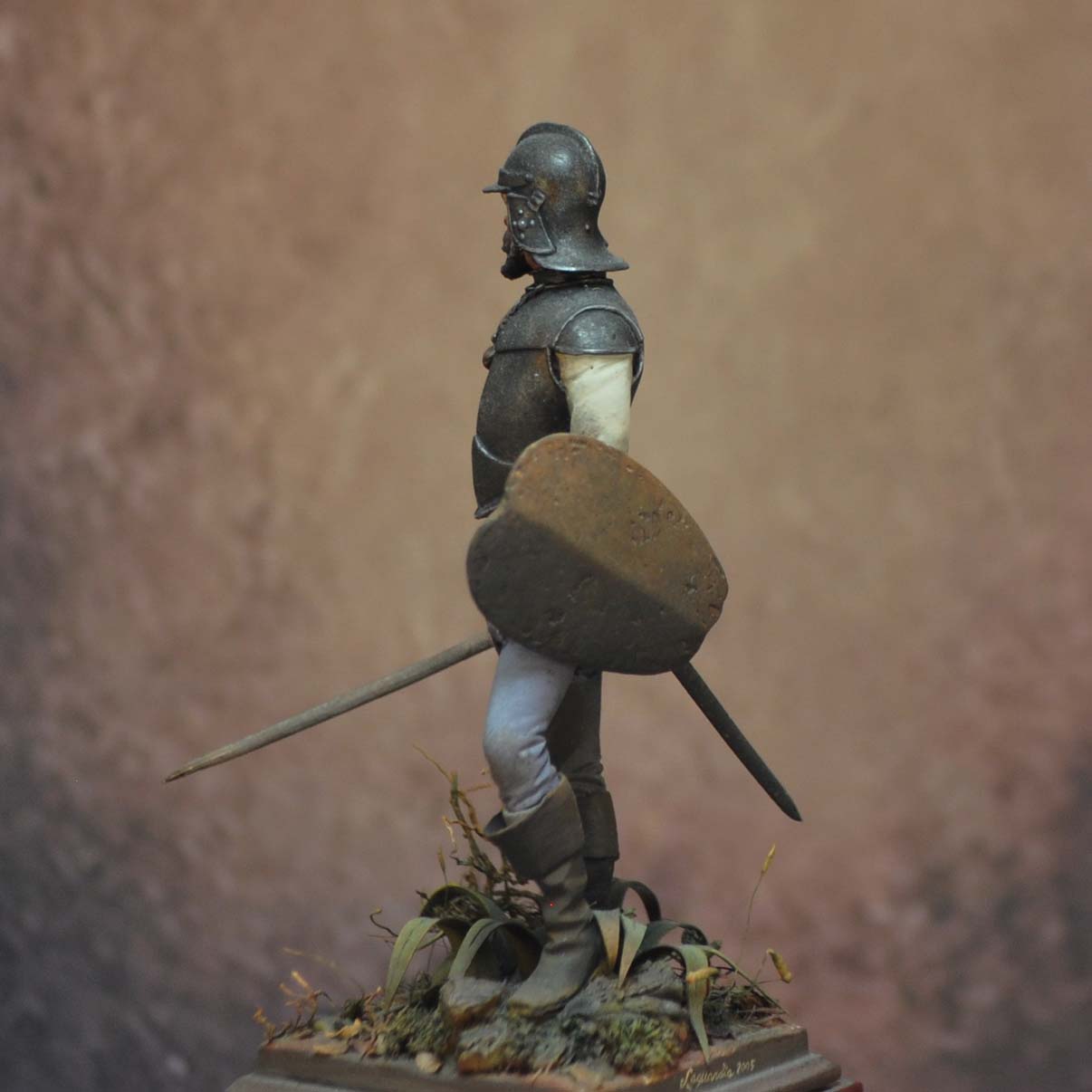 Art Girona 70mm Spanish Conquistador figurine métal